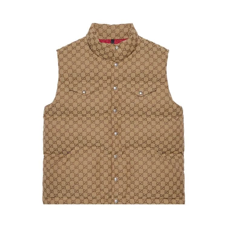 Gucci x The North Face Down Vest Beige/Ebony