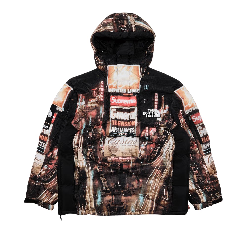 Supreme x The North Face 800-Fill Half Zip Hooded Pullover Times Square