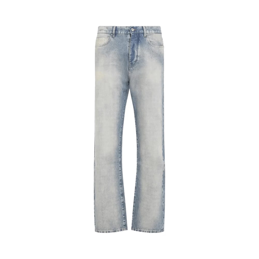 Amiri Quad Cuff Straight Jean Antique Indigo