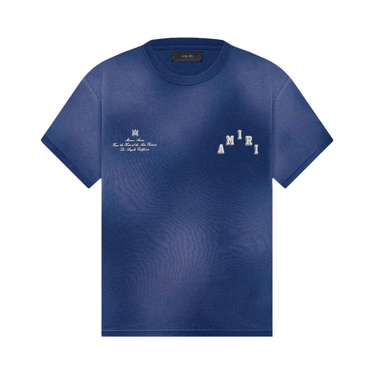 Amiri Vintage Collegiate T-Shirt Blue