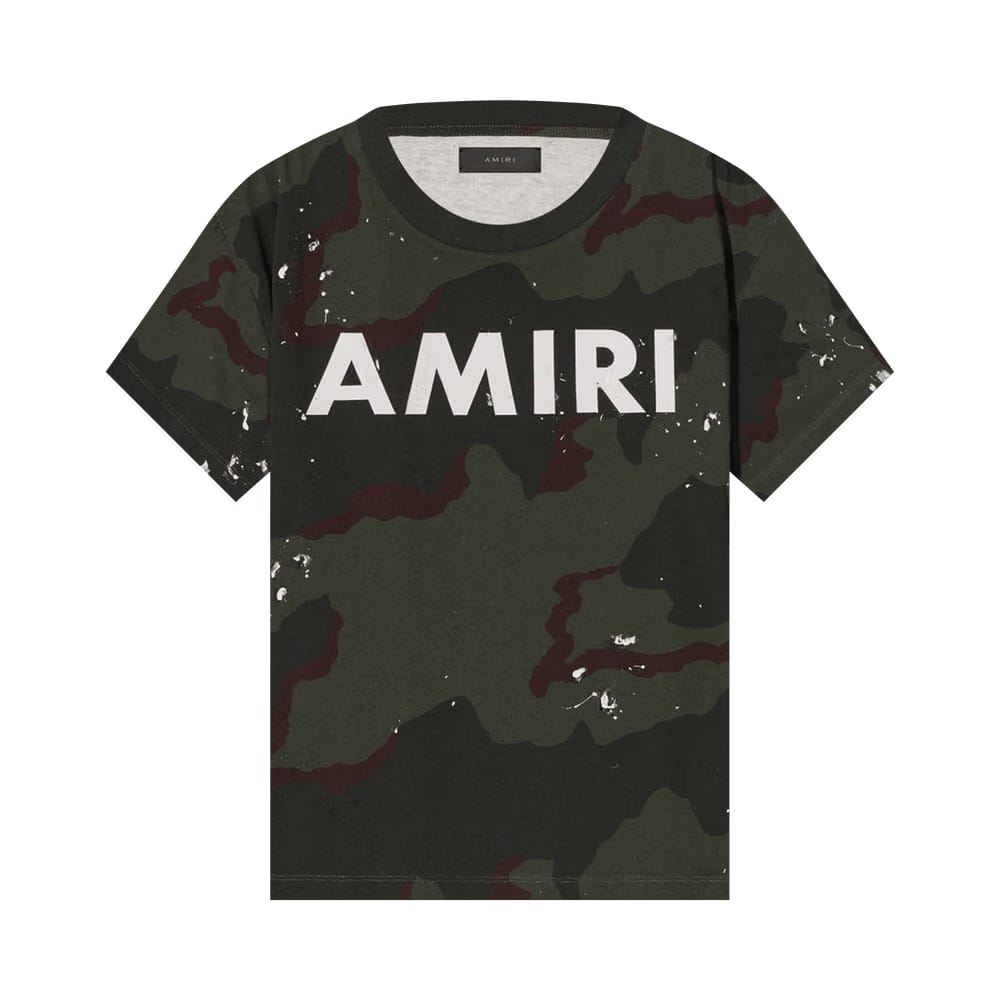 Amiri Army Logo T-Shirt Camo
