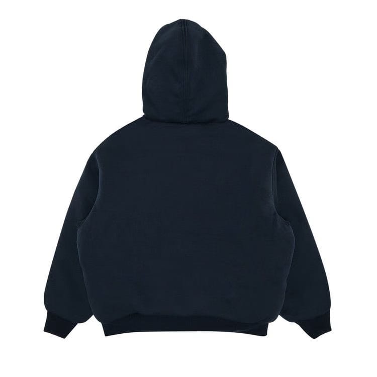 Supreme x The North Face Down Filled Zip Up Hoodie Navy