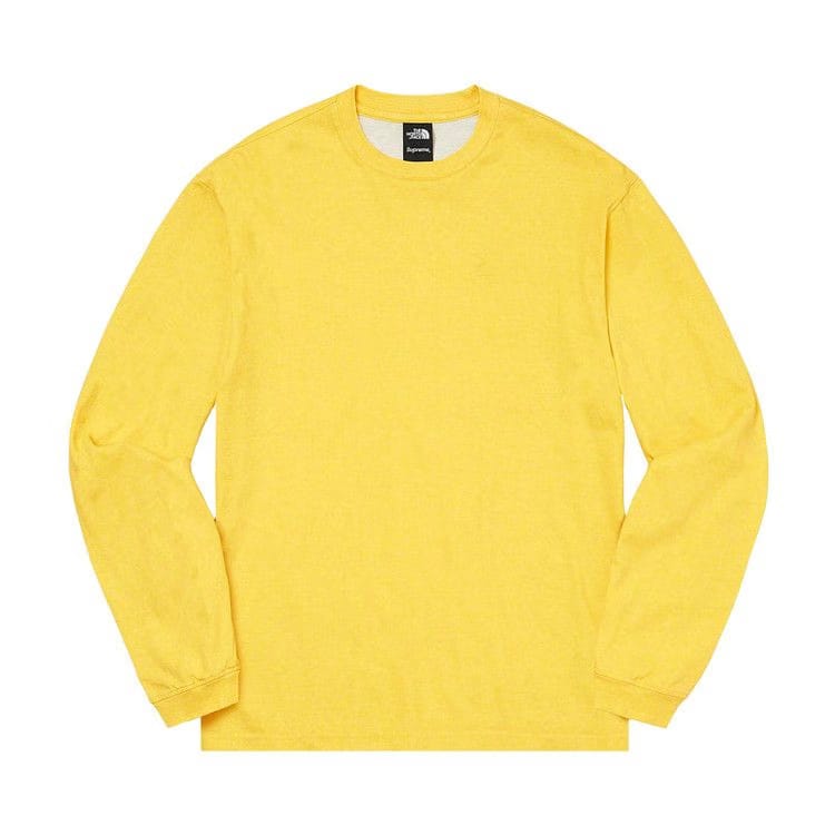 Supreme x The North Face Pigment Printed Long-Sleeve Top Yellow