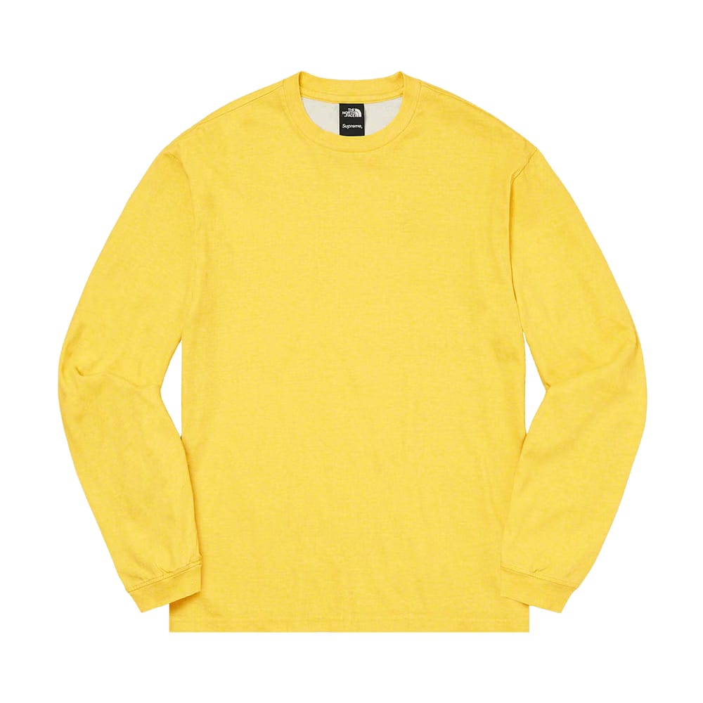Supreme x The North Face Pigment Printed Long-Sleeve Top Yellow