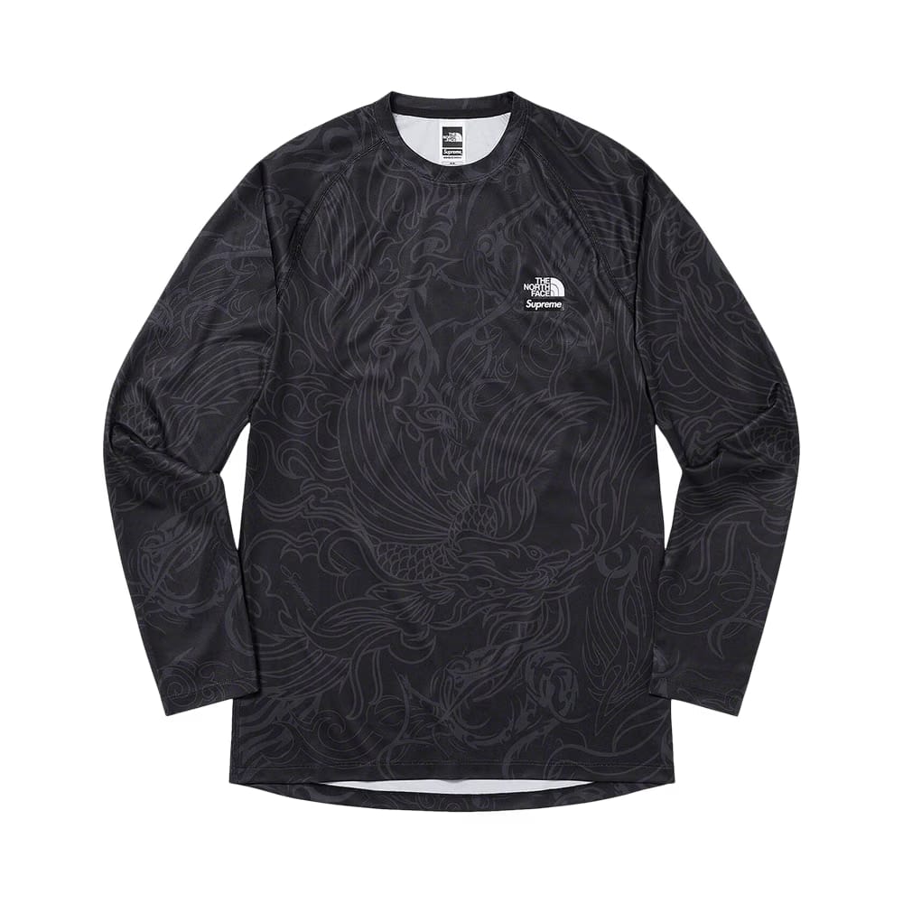 Supreme x The North Face Base Layer Long-Sleeve Top Black Dragon