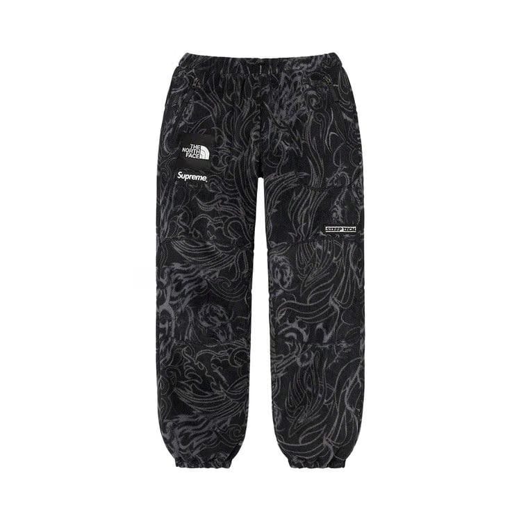 Supreme x The North Face Steep Tech Fleece Pant Black Dragon