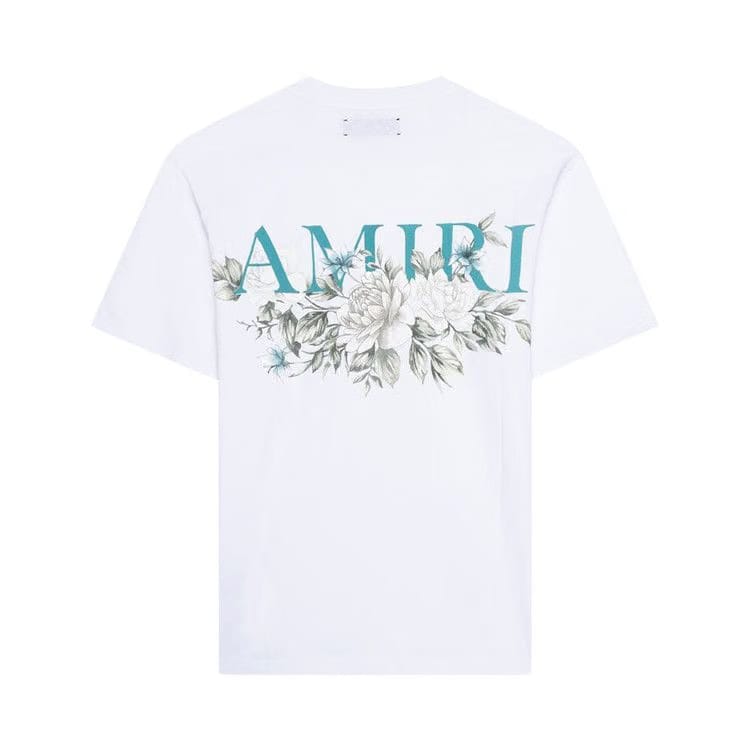 Amiri Floral Logo T-Shirt White