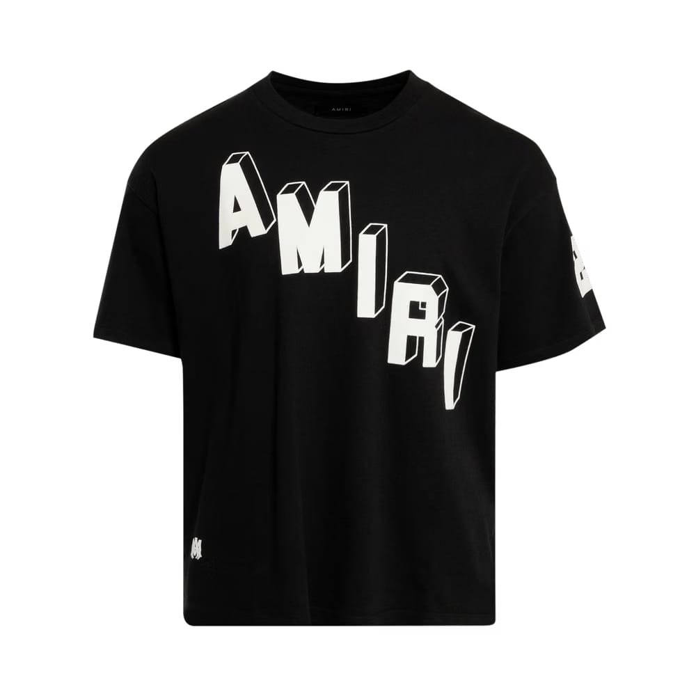 Amiri Flocked Hockey Skater T-Shirt Black