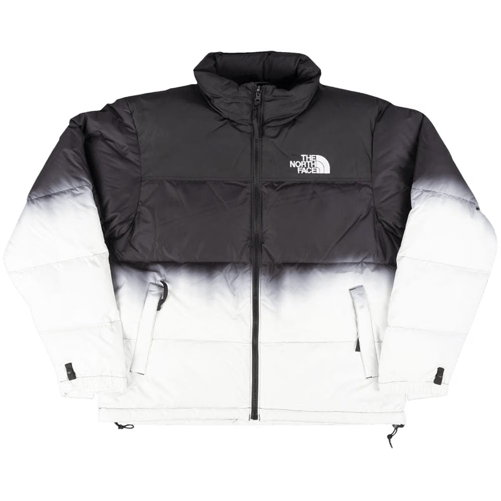 The North Face Dip Dye 1996 Retro Nuptse Jacket Black/White
