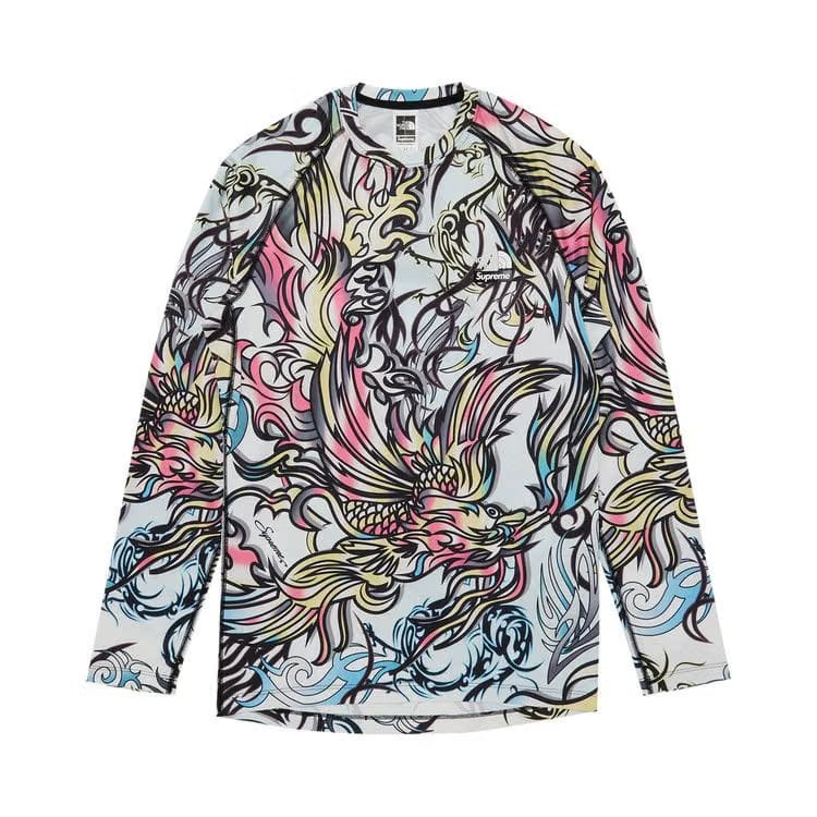 Supreme x The North Face Base Layer Long-Sleeve Top Multicolor Dragon