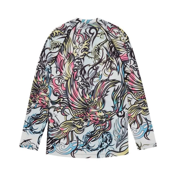 Supreme x The North Face Base Layer Long-Sleeve Top Multicolor Dragon