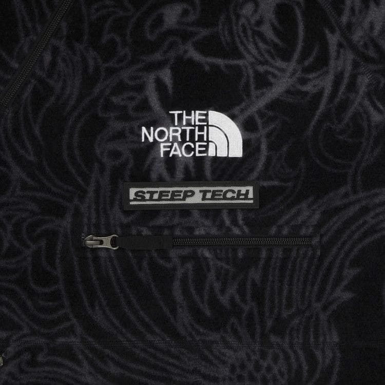Supreme x The North Face Steep Tech Fleece Pullover Black Dragon