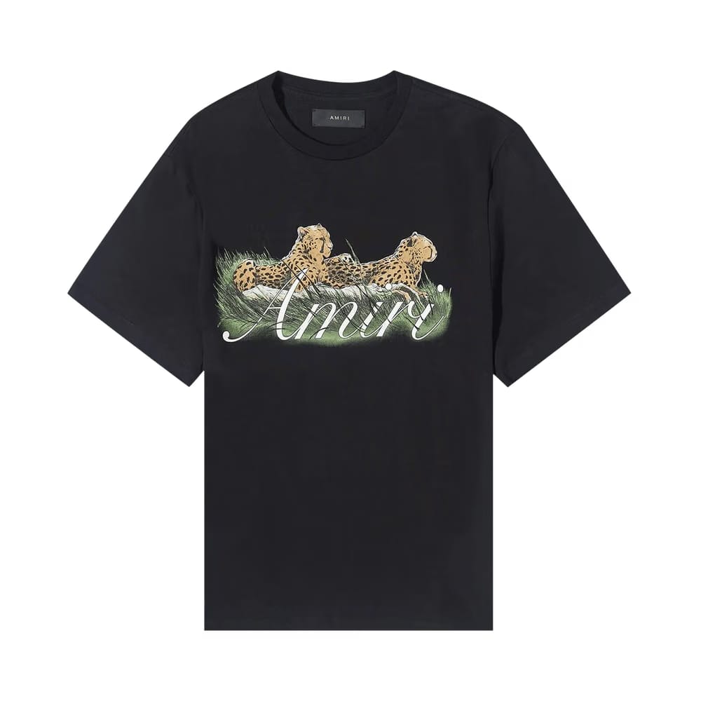 Amiri Cheetah Logo T-Shirt Black