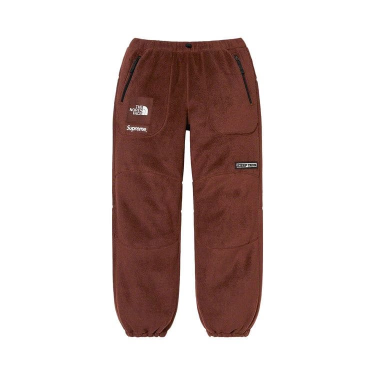 Supreme x The North Face Steep Tech Fleece Pant Brown