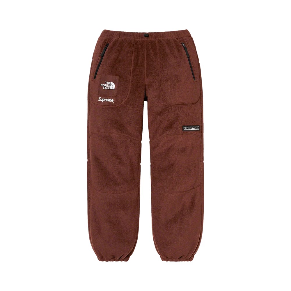 Supreme x The North Face Steep Tech Fleece Pant Brown
