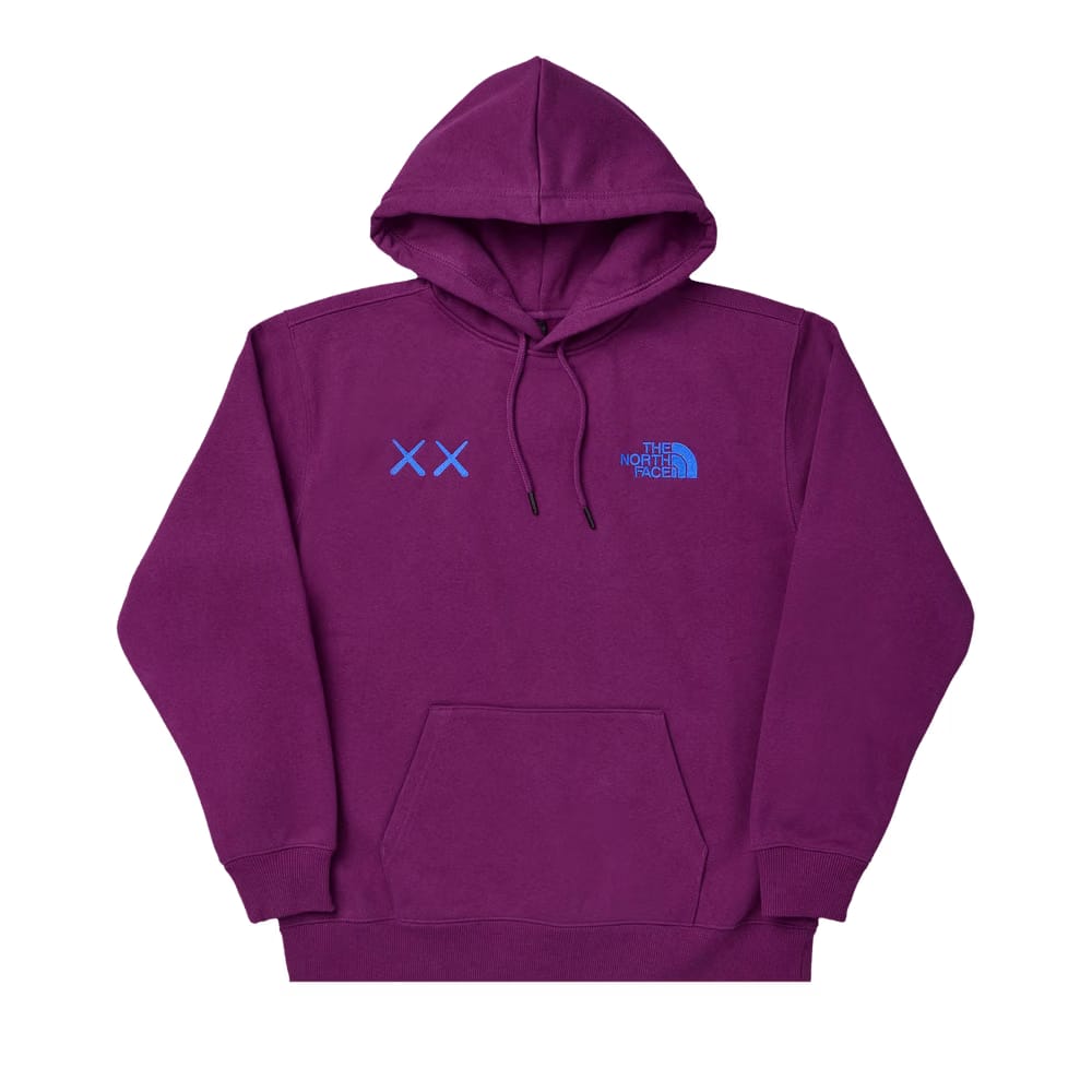 The North Face x KAWS Pullover Hoodie Pamplona Purple