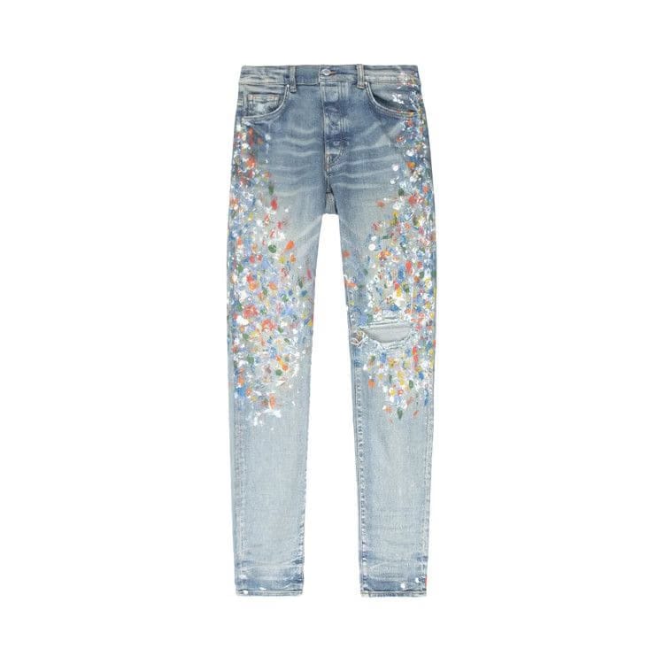 Amiri Skinny Painter Jean Clay Indigo
