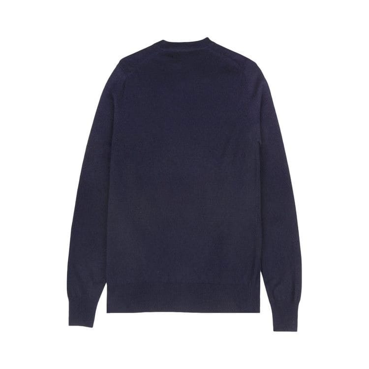 Comme des Garçons PLAY Heart V-Neck Sweater Blue