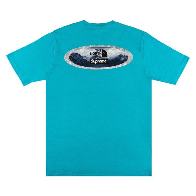 Supreme x The North Face Mountains T-Shirt Teal
