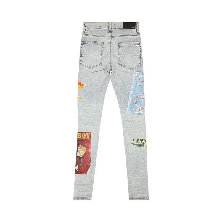 Amiri Playboy Jeans Blue