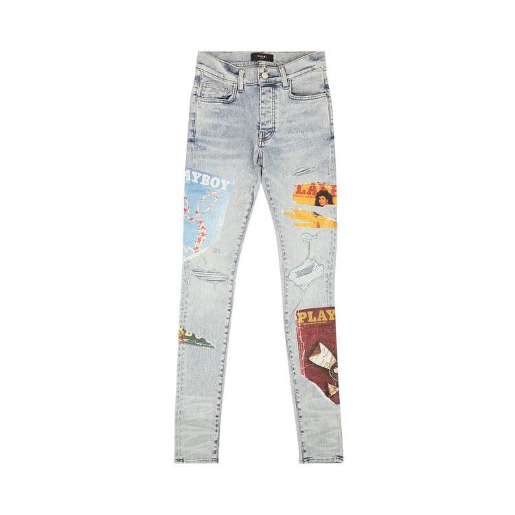 Amiri Playboy Jeans Blue