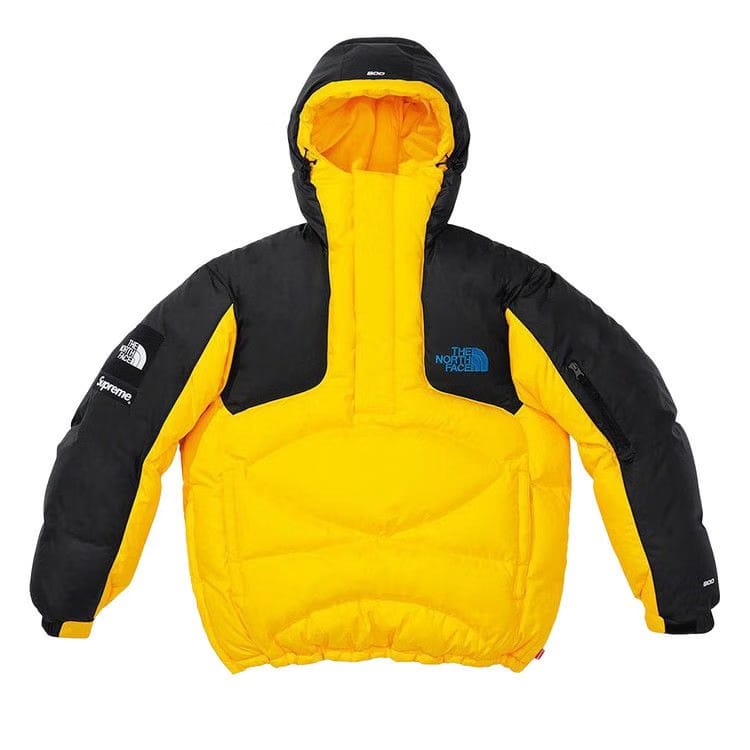 Supreme x The North Face 800-Fill Half Zip Hooded Pullover Yellow