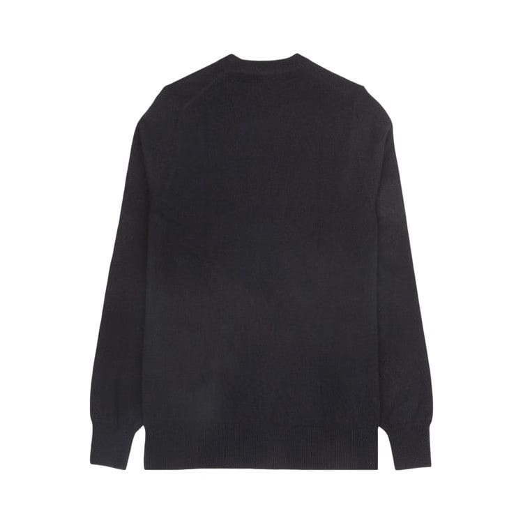 Comme des Garçons PLAY Heart V-Neck Sweater Black
