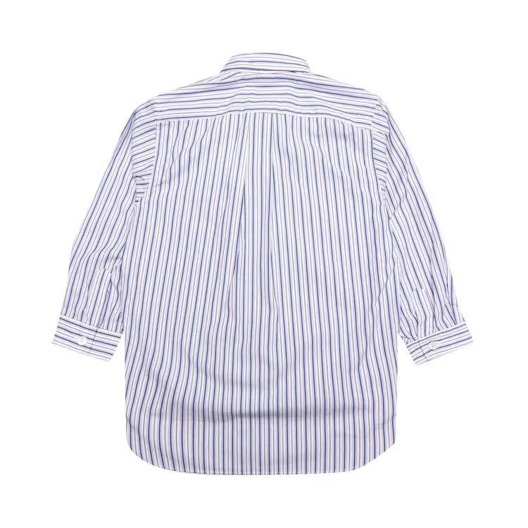 Comme des Garçons PLAY Striped Shirt White/Blue/Brown