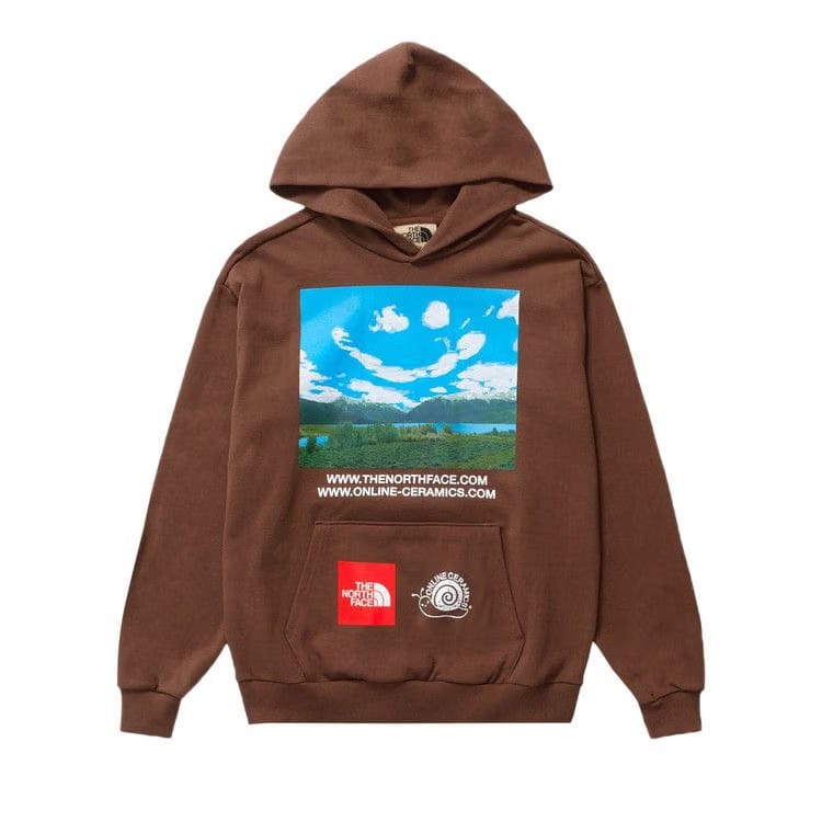 The North Face x Online Ceramics Hoodie Brown