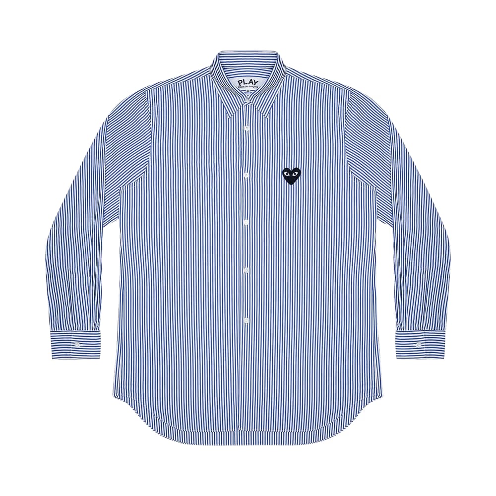 Comme des Garçons PLAY Striped Shirt Blue