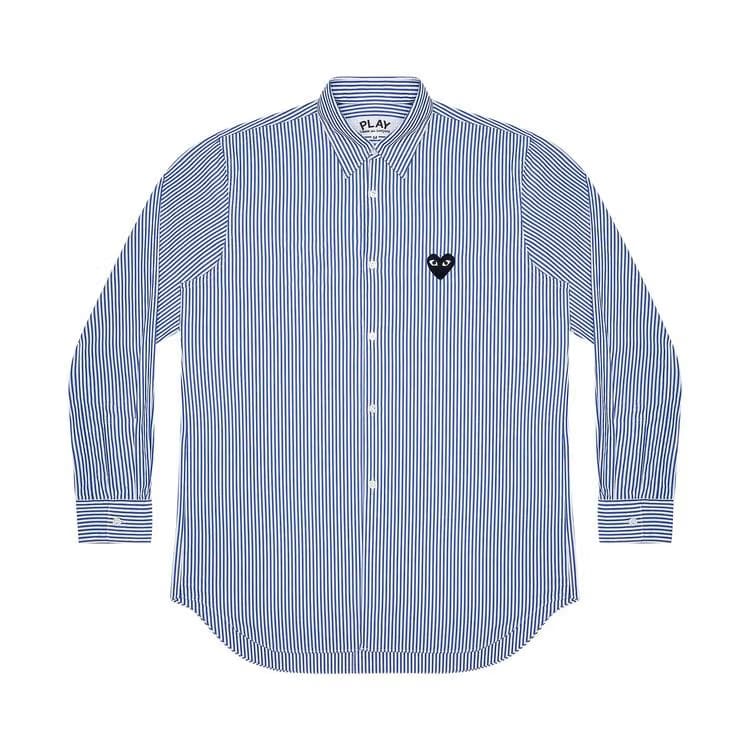 Comme des Garçons PLAY Striped Shirt Blue