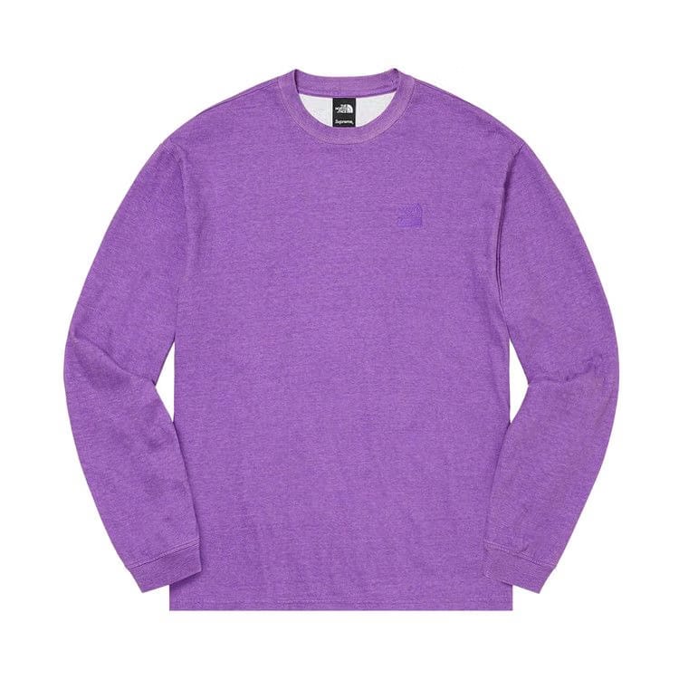 Supreme x The North Face Pigment Printed Long-Sleeve Top Purple