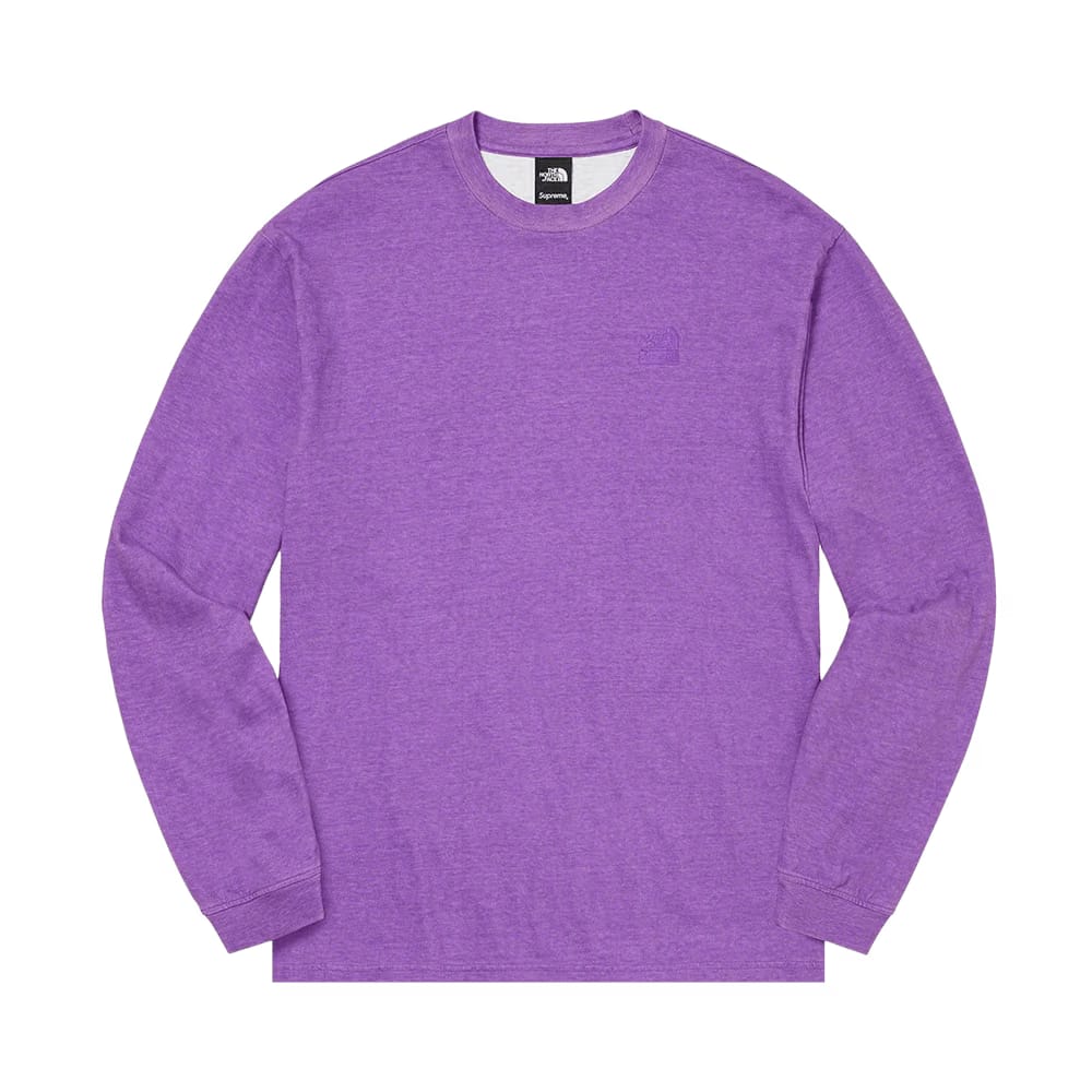 Supreme x The North Face Pigment Printed Long-Sleeve Top Purple