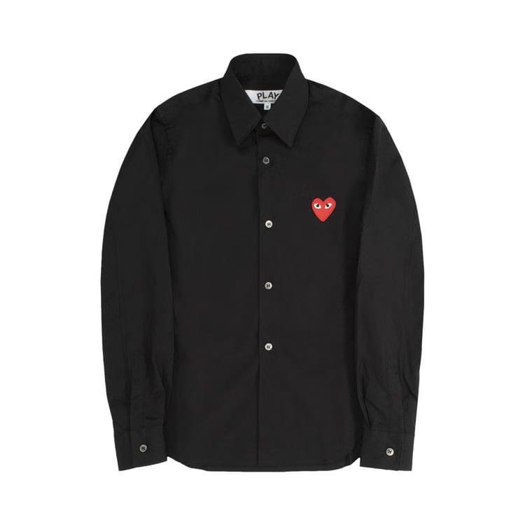 Comme des Garçons PLAY Small Heart Shirt Black