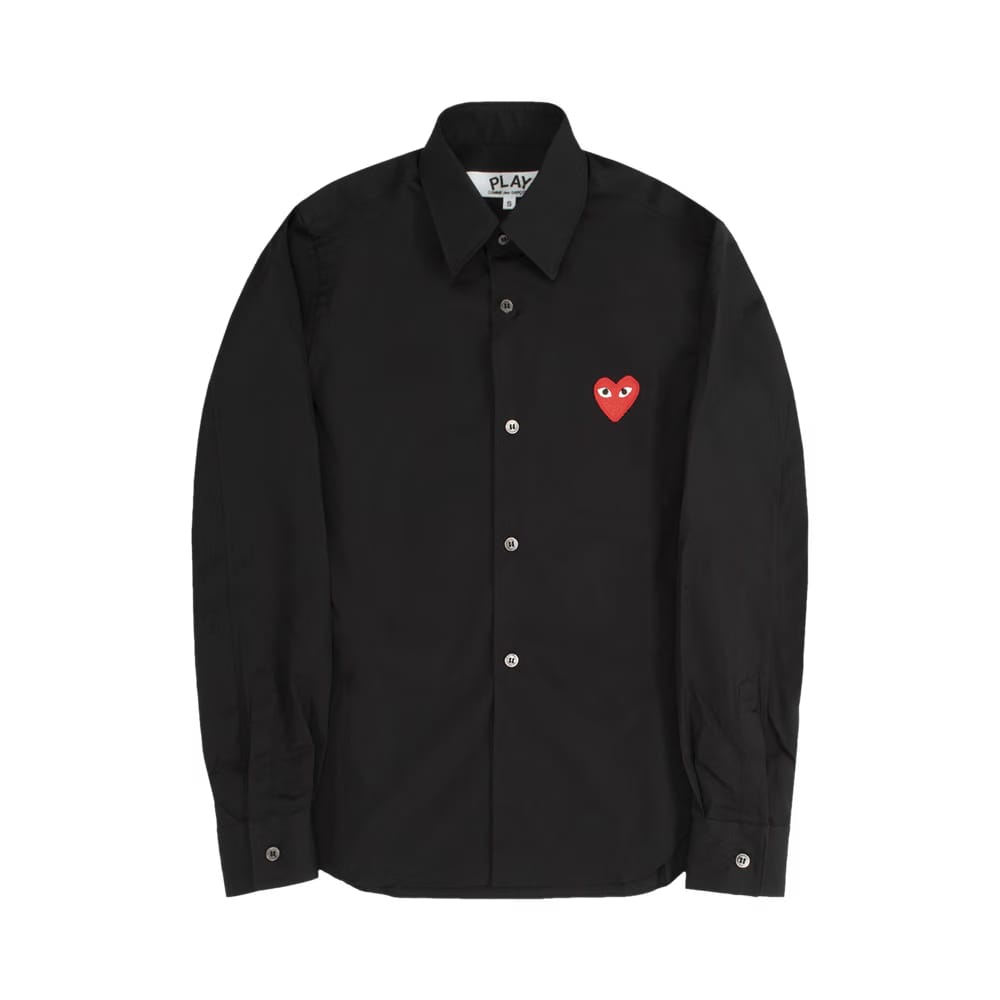 Comme des Garçons PLAY Small Heart Shirt Black
