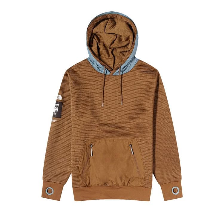 The North Face x Undercover SOUKUU DotKnit Double Hoodie Sepia Brown/Concrete Grey