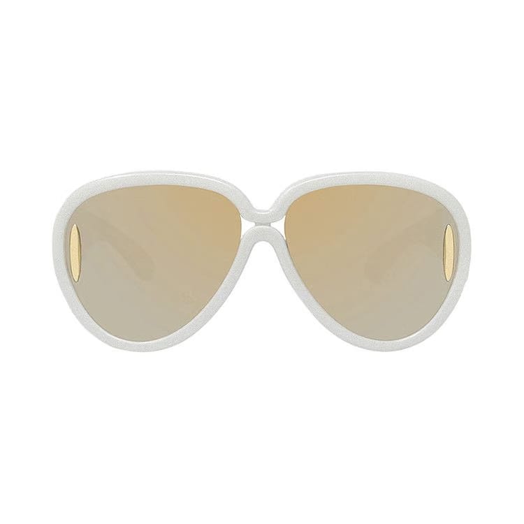 Loewe x Paula's Ibiza Pilot Mask Sunglasses White