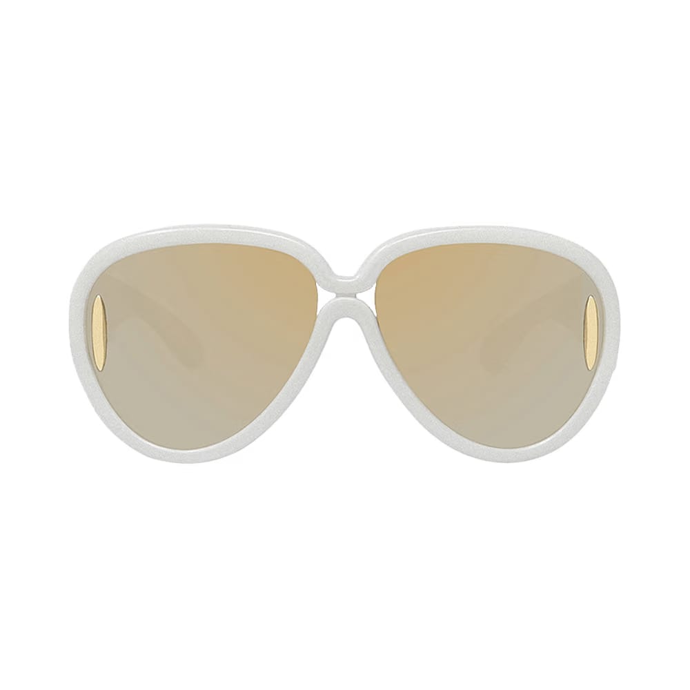 Loewe x Paula's Ibiza Pilot Mask Sunglasses White