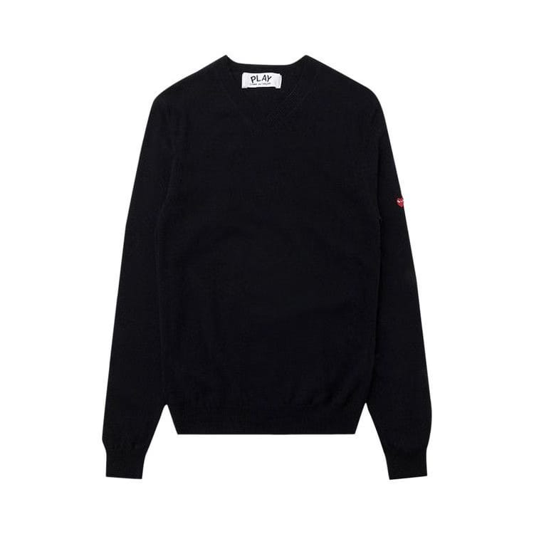 Comme des Garçons PLAY Small Heart Sweater Navy