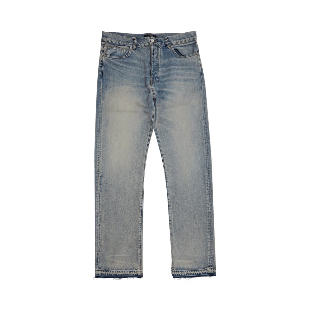 Amiri Release Hem Straight Jean Antique Indigo