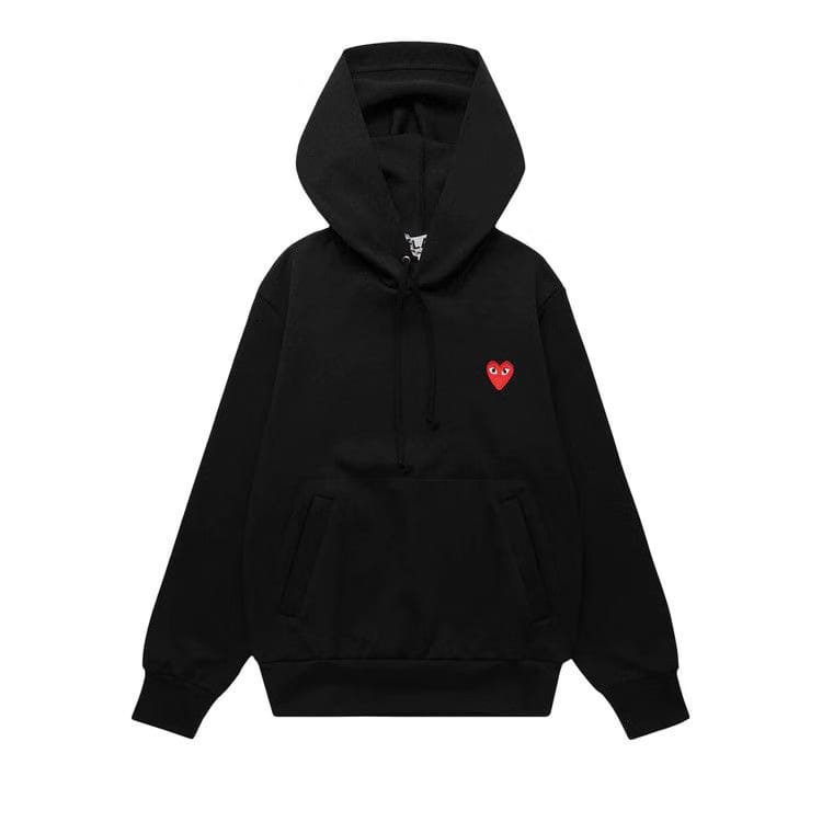 Comme des Garçons PLAY Hoodie Black