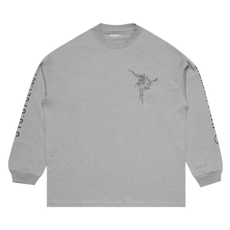 Carhartt WIP Long-Sleeve Coordinate T-Shirt Misty Grey