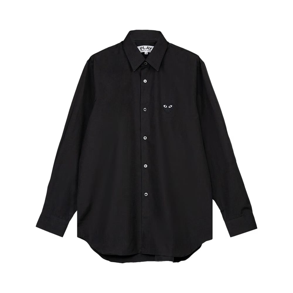 Comme des Garçons PLAY Small Heart Long-Sleeve Shirt Black