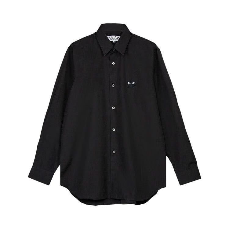 Comme des Garçons PLAY Small Heart Long-Sleeve Shirt Black