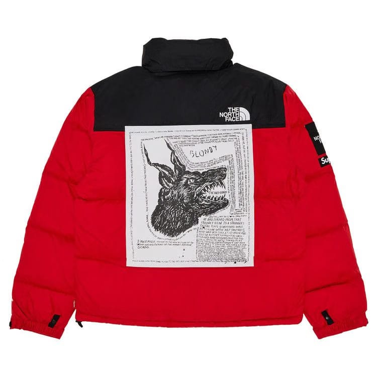 Supreme x The North Face Nuptse Jacket Red