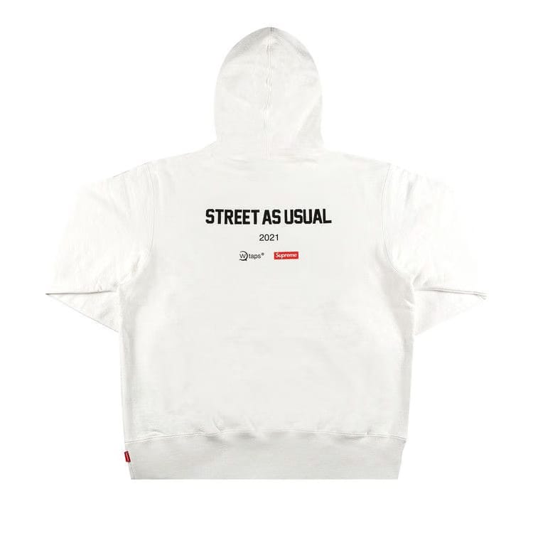 Supreme x WTAPS Sic'em! Hoodie White