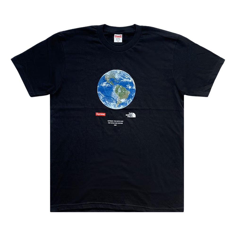 Supreme x The North Face One World T-Shirt Black