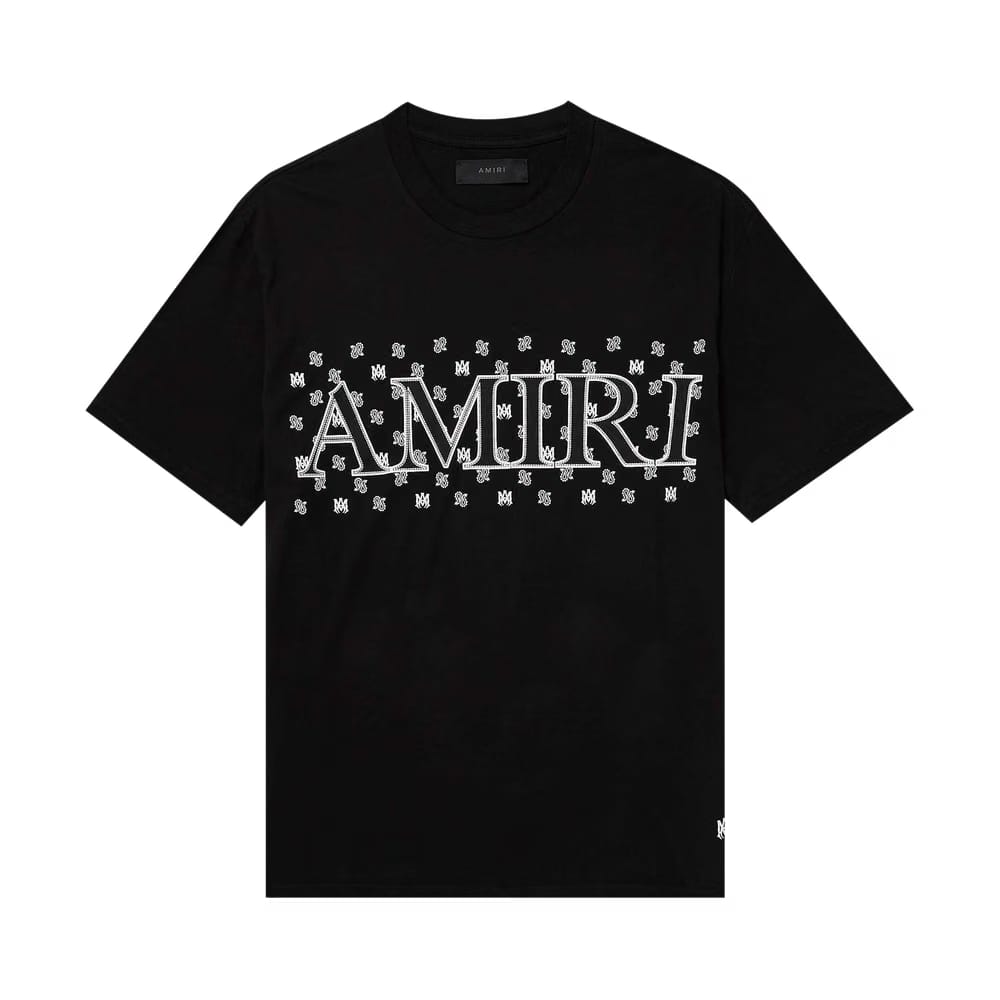 Amiri MA Paisley T-Shirt Black