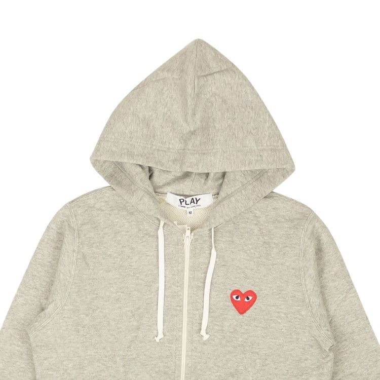 Comme des Garçons PLAY Multi Heart Hoodie Grey