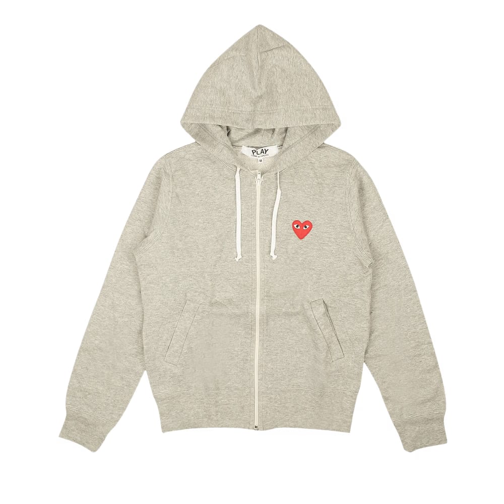 Comme des Garçons PLAY Multi Heart Hoodie Grey